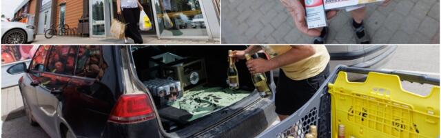 Reportaaž: piirikaubandus Lätiga vohab täie hooga. Ainult et mõlemat pidi