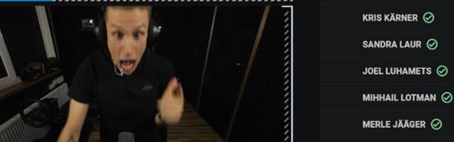VIDEO | „Tonn - mida v***u!“ Vaata hetke, mil striimer Kris Kärner sai kinnitust ootamatult suurele häältesaagile
