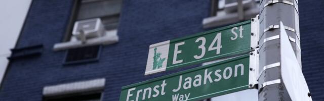 Ernst Jaakson Way opened in New York