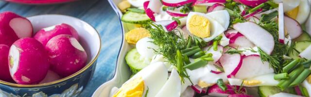 KIIRE TÖÖLÕUNA | Kevadine koduaia salat rediste ja spinatiga