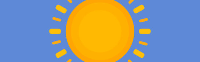 Täna, 26. juunil 2024 on Eestis päikesepaisteline ilm ☀️