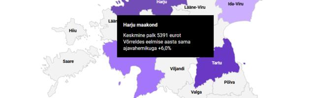 Eesti IT-sektori ametite ülevaade: Tartus tõusis mitme rolli keskmine palk kiiremini kui Tallinnas