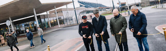 Galerii: Tallinna lennujaamas avati teine trammi tagasipöörde ring