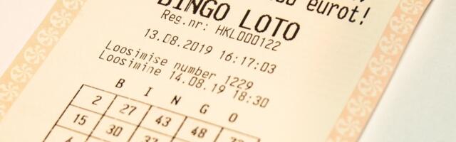 Bingo loto jackpotiga võideti ligi 450 000 eurot