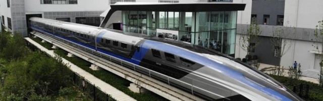 Hiinas ehitati maailma kõige kiirem rong, mis kasutab edasi liikumiseks magnetlevitatsiooni