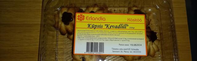 Kurioosum: klient ostis Kevadlille küpsiseid, aga pakis ootas ebameeldiv üllatus