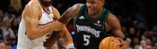 Edwards viskas 40 punkti, kuid Timberwolvesi võiduseeria katkes