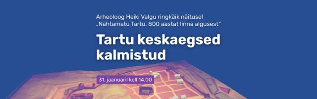 Arheoloog Heiki Valk tutvustab ringkäigul Tartu keskaegseid kalmistuid ja matusekombeid