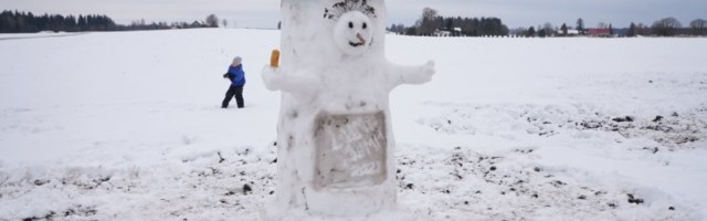 FOTOD | Väätsal toimus omanäoliste lumememmede paraad