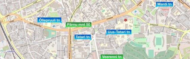 KAART | Tallinna kesklinnas algab teeremondi hooaeg. Vaata, kus töid teostatakse