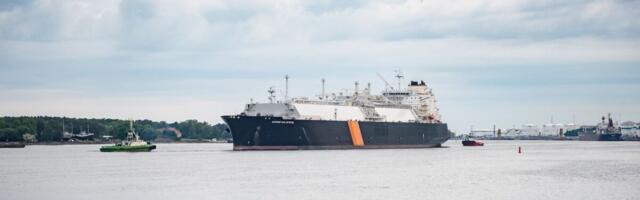 Klaipedasse jõudis juuli ja augusti Eesti gaasivaru