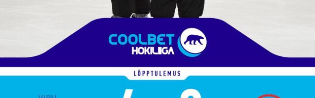 Coolbet Hokiliigas sai Tartu Välk 494 võõrsil 8:4 võidu Kohtla-Järve SK Viru Sputniku üle