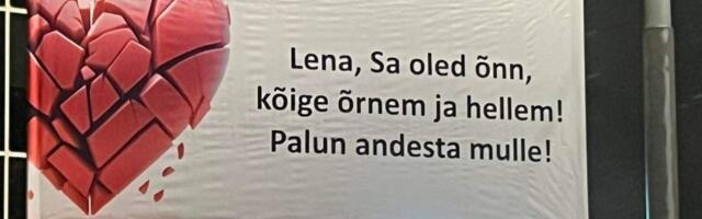 FOTO | Juba järgmine! Tallinna tänavatel püstitati järjekordne armuvalus sõnumiga plakat