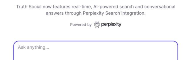 Trump's Truth Social launches AI search powered by Perplexity