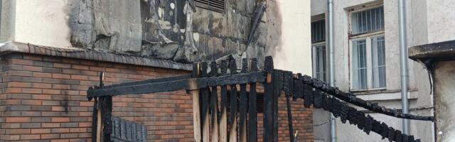 Tartu kesklinnas põles prügimaja