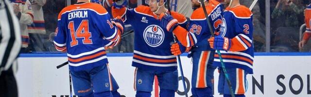 Edmonton sai teist mängu järjest kaitsjalt kübaratriki