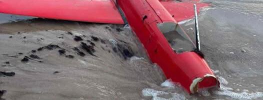 Läti randa uhuti droon