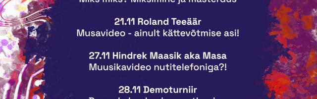 BFM toob taas noorteni digitaalse audiovisuaalse loomingu konkursi DAVK ja praktilised töötoad