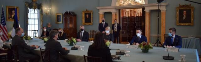 Välisminister Eva-Maria Liimets kohtus Washingtonis USA välisministri Antony Blinkeniga