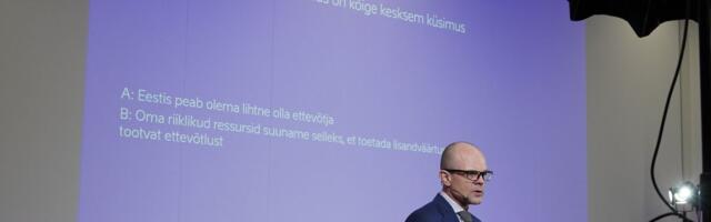 Kas majanduspoliitika plaan saab ikka uueks edulooks? Oponendid on kriitilised