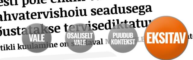 FAKTIKONTROLL | Uus rahvatervishoiu seadus pole „tervisediktatuur“, vaid keelab üleskutsed ohtlike ainete kasutamiseks