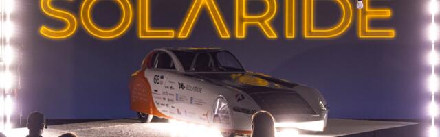 Tudengite ehitatud päikeseauto Solaride III jõuab esmakordselt publiku ette