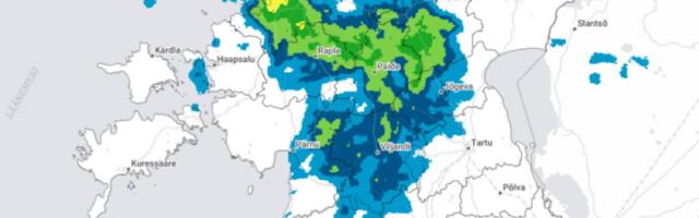 ILMAPROGNOOS | Tihe vihmasadu vallutab pärastlõunal Eesti