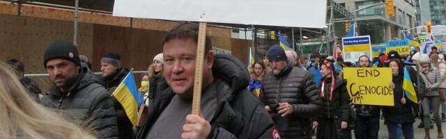 "Mega march" in support of Ukraine