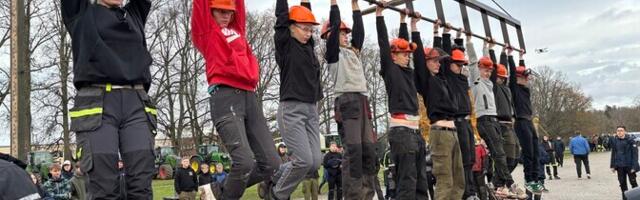 Olustvere kutsekoolis võtsid esmakursuslased omavahel mõõtu