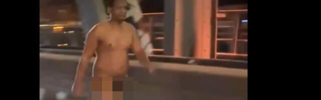 DELFI VOOG | Video_ Poolas üritas naine aidata vigastatud looma, kuid pidi alasti mehe eest põgenema