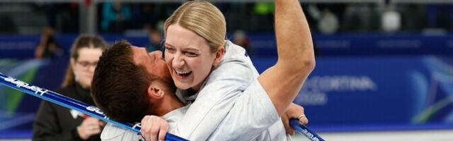 USA kurlingupaar valmistas väikese ja Rootsi paar suure üllatuse