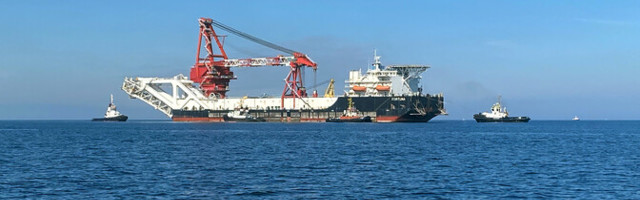 Vene Nord Streami torupaigalduslaev saabus Taani lähedale