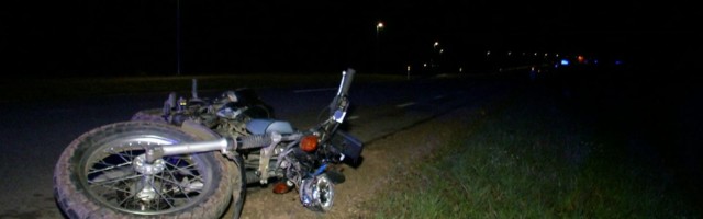 Reporter: Võrumaal tegi mootorrattur avarii ja viidi haiglasse