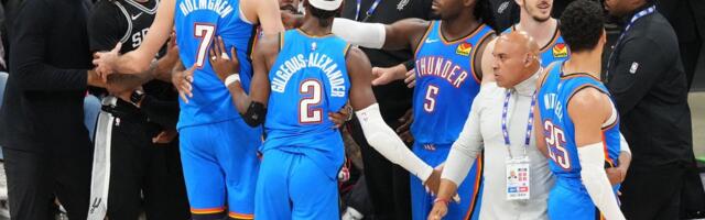 VIDEO | Pingimeeste 76 punkti toel võitnud Thunder läks läänekonverentsi finaali Spursi vastu 2_1 juhtima