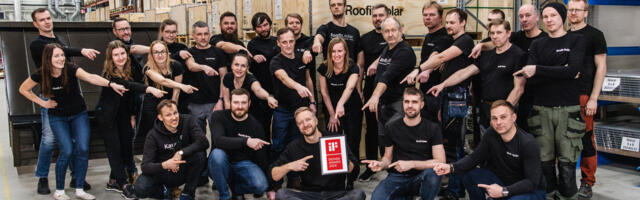 Eesti start-up Roofit.Solar võitis mainekaima disainiauhinna