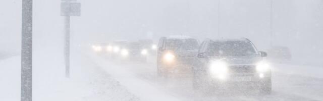 ILMATEADE | Suur osa Eestist saab kaela tiheda lumesaju