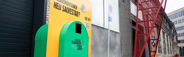 Tallinnasse paigaldati heli salvestav klaasikonteiner