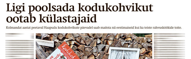 Lääne Elu paberleht neljapäeval, 14. augustil