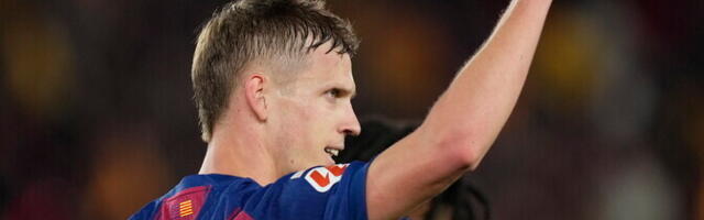 Dani Olmo kaks väravat aitasid Barcelona tabeliliidriks