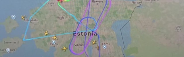 VIDEO | Austrian Airlines’i lennuk joonistas Eesti kohale peenise