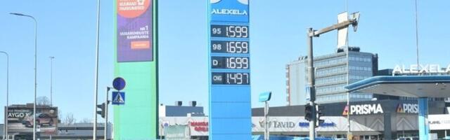 Kütuse hind tanklates langes veidi