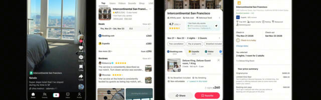 TikTok adds in-app travel booking services