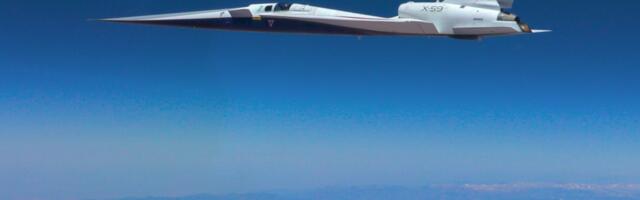 Samm vaiksete ülehelikiirusel lendude suunas_ NASA X-59 ületas helibarjääri