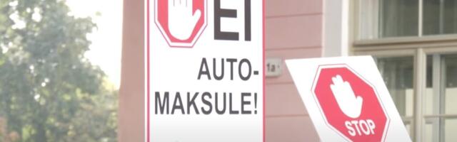 Automaksuvastased Toompea meeleavaldusel: automaks on kahjulik enamikule inimestele