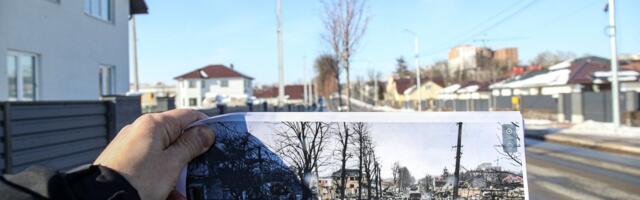 FOTOVÕRDLUS | Kolm aastat pärast Butša veresauna. Tänavad on korras, inimestega on keerulisem