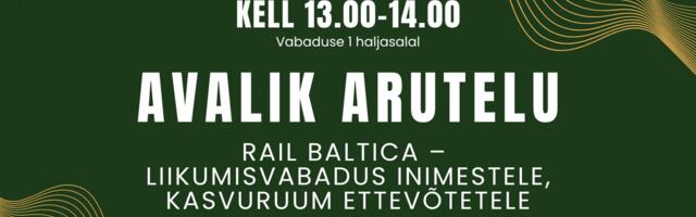 Avalik rail Balticu teemaline arutelu Kohilas