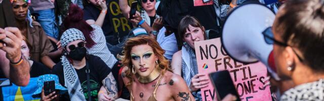 “Kväärid Palestiina eest surmani!” Nojah, kelle surmani…