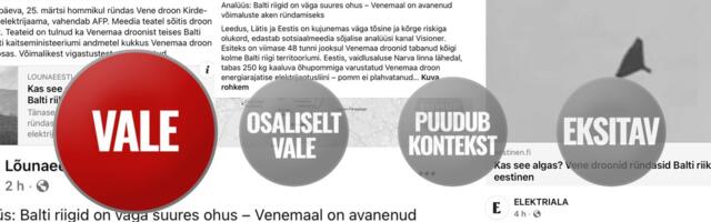 FAKTIKONTROLL | Facebookis levib paanikat õhutav valeinfo, nagu oleks Venemaa Eestit rünnanud