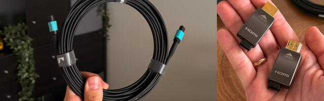 $500 fiber optic HDMI cable delivers flawless 48 Gbps performance across a staggering 990 feet — crushes 8K at 60 Hz and 4K at 120 Hz over long distances