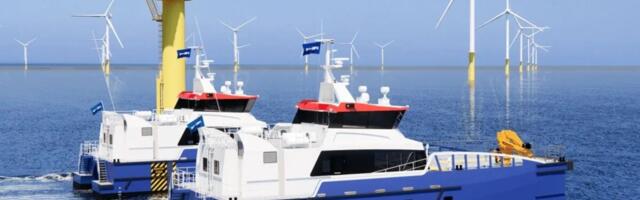 Saaremaal käib tuuleparkide teeninduslaevade ehitus